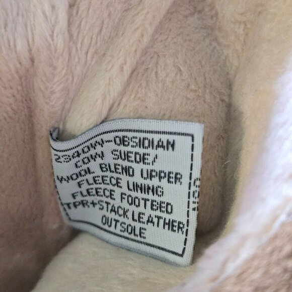 Bearpaw NWT Obsidian Heeled Boots Natural On Hickory Brown Cow Suede Size 11 - Picture 11 of 11